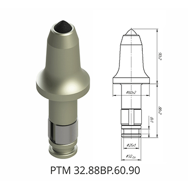 掘進(jìn)機截齒PTM 32.88BP.60.90